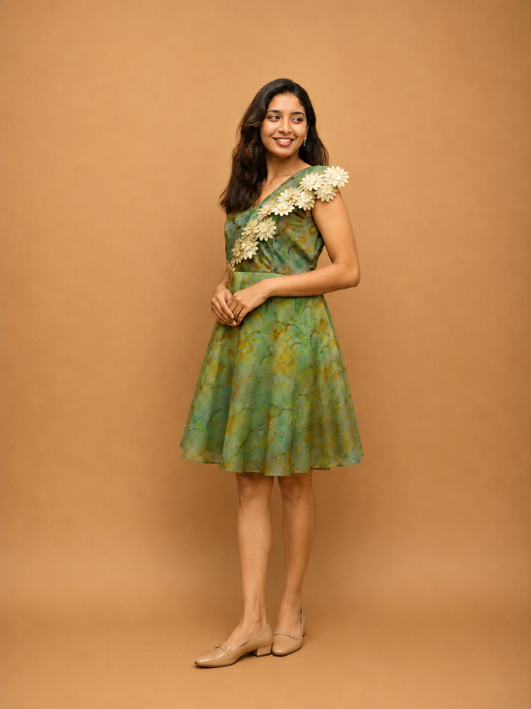 Mulberry Silk Short Dress